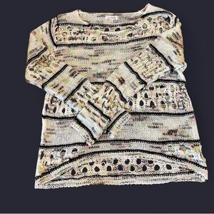 Charming Charlie Multicolor Sparkly Knit Top